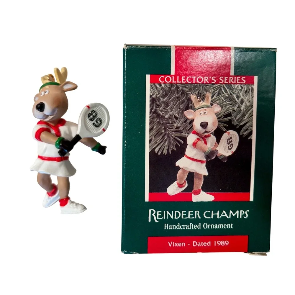 Hallmark Keepsake‎ Christmas Ornaments 1991 Daughter. 1989 Reindeer 1993 Cookie